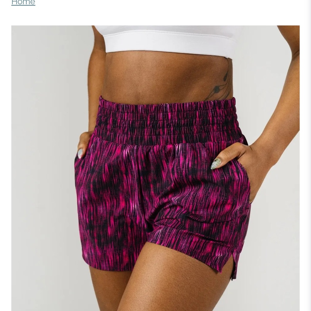 Zyia Pink and Black finesse Shorts